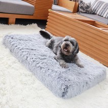 펫니멀리즘 강아지 고양이 방석 사각 5가지 색상 S M L, 커피+화이트