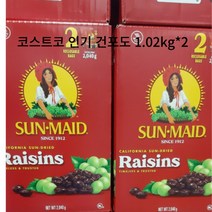 코스트코 만능건포도 1020g*2봉 세트 시리얼 샐러드 쿠키 간식 디저트 활용, 2세트