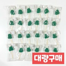 [당일배송] 하피블리 크리스마스토퍼, 털모자, 그린, 24개 (개당750원)