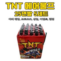 일루옵쇼 25연발 TNT 에어울프 폭죽 5P 세트 사이즈 6x6x8