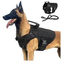 강아지 훈련 산책 목줄 애완 동물 K9 전술 군사 조끼 저먼 셰퍼드 골든 리트리버, Green Harness+M1530KG