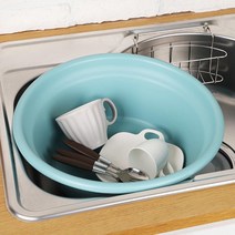 플라팜 말랑 말랑 세수대야 대형 브라운 2개