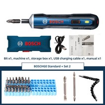 bosch go 전기 스크루 드라이버 충전식 3.6v 스마트 무선 미니 전동 공구 6 모드 조정 가능한 토크 스크루 드라이버 도구 키트, 협력사, BoschGo-BFYiDa02