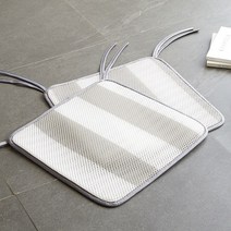 라뽐므 투웨이 3D 에어매쉬 여름 쿨방석, 라이트그레이2p