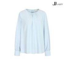 JJ지고트 라운드넥 셔링 블라우스 GN2A0BL80