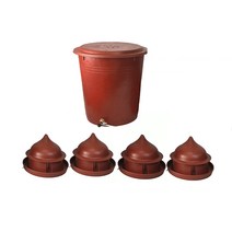 세이프24 자동급수기 대용량급수기 닭물통 닭급수기, 1개, D타입 4형 일반형(받침대없음)
