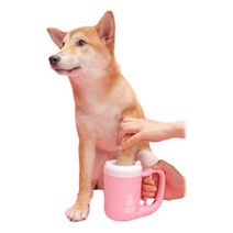 피비플러스 강아지 고양이 발세척기 발닦기, 스카이블루S, 1개