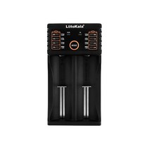 18650 건전지 배터리 충전지 충전기 만능 보조배터리겸용 리튬이온 AA AAA 26650 자전거 라이트 랜턴 후레쉬 1구 2구 4구 리토칼라 정품 Liitokala, 2구(Lii-202)