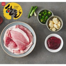[템포크] 제주흑돼지 한돈 제육용(불고기) 500g+500g=1kg, 2개, 500g