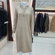 [벨라디터치] 후드 롱 니트 원피스(v9a1kt26)