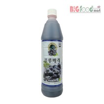 청솔 블루베리 원액 835ml, 1개