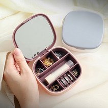 뒷거울 접이식손거울 원형손거울 빗거울 공주손거울, 핑크퍼플