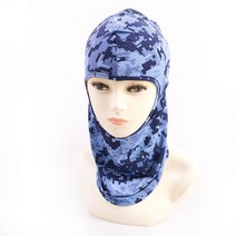 대경몰 여름 쿨 바라클라바 ZECO 자외선차단 오토바이 등산 자전거 낚시 얼굴 햇빛가리개 쿨 통풍기능 냉감 마스크, 디지털블랙