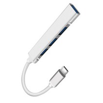 c타입멀티허브 맥북멀티허브 USB 허브 3 0 허브 usb 3 0 스플리터 usb3 0, 실버 c809