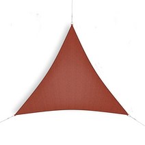Coolaroo 셰이드 삼각형 차양막 3.35m(11피트 10인치) 페블 바이오더, Brick