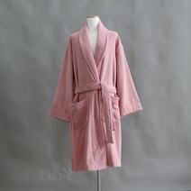 코튼클라우드 5성급 순면 호텔 샤워 가운 30수 40수, 40수 호텔 샤워가운, 40수 가운 로즈핑크