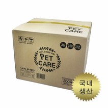펫케어 고급 특대형패드 200매 애견간식, 단일 수량