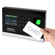EF-005전용 근태관리기 출입증명 RF카드 출입관리 출근기록카드 출근체크 출퇴근관리기 출퇴근관리 근태기, 양면, E
