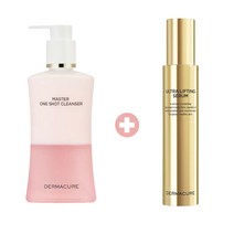 [정품] 2022 NEW DERMACURE 더마큐어마스터원샷클렌저 200ml+더마큐어울트라리프팅세럼 80ml l세트마일드미산성클렌저 미산성클렌저 칵테일클렌저, 2세트
