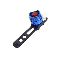 LED경광등 경광봉 신호봉 주차스토퍼 2 pcs 도로 산악 자전거 라이트 led 플래시 방수 자전거 테일 라이트 자전거 리어 라이트 야간 라이딩 안전 경고등 7, 008009-블루-2, 008009-blue-2