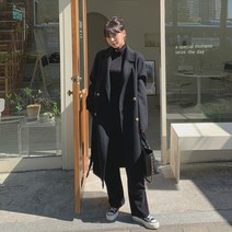 떳다그녀 베키스 울 핸드메이드 롱 코트