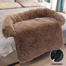 강아지포토존 king dog bed 소파 대형 솜털 개 집 소파 긴 강아지이불 고양이이불, m, 협력사, 카키색 지퍼 yj