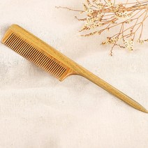 목소장 천연소재 물소뿔빗 나무빗 머리빗 헤어브러쉬, 1개, 14)녹단꼬리빗