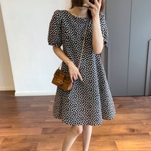 지지미원피스 시어서커 린넨 어깨뽕 롱 바스락 원피스 빅사이즈 인견 만삭 모녀커플 스퀘어넥 퍼프 캉캉