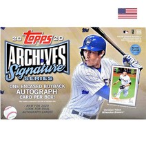 2020 Topps Archives Signature Series 베이스볼 MLB 카드팩
