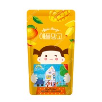 웰그린 초록우산 애플망고 230ml X 10개 에이드 음료 편의점 아이스 파우치
