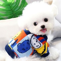 모모도퀸 스마일마크 니트 스웨터