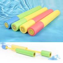 펌프식 스펀지 물총 (소형) 30cm 워터파크 수영장 물놀이 용품 막대형 물총 Sponge Water Gun