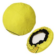 [샤올이타월] 때밀이 기계등밀이 전용 교체 원형 때타올 노랑 연두 1개, 연두색