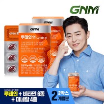 GNM 루테인11 / 비타민 6종 + 미네랄 4종 눈건강 비타민B 아연 엽산, 15g, 2개, 1개, 30정