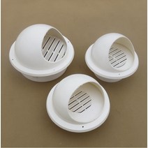 Pvc 울타리 환기 캡 외부 벽 통풍 조류 커버 범위 후드, 01 SMT292-75