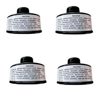 KYNG NBC 가스 마스크 필터 (4팩) 마스크 필터 40mm NATO NBC 필터/CBRN 마스크에 적합 / 10년 이상 수명/마스크 마스크 마스크 필터