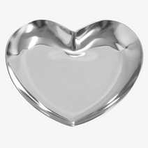 하트 메탈 악세사리 트레이 실버 예쁜 쟁반 귀걸이 주얼리 보관함