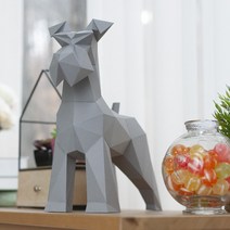 톰텐 DIY페이퍼크래프트 슈나우져 Papercraft Schnauzer 페이퍼크래프트, 상세 설명 참조, 상세 설명 참조