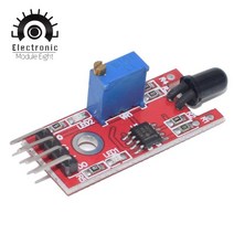 새로운 4PIN KY-026 불꽃 센서 모듈 IR 감지기 온도 적합, 한개옵션0