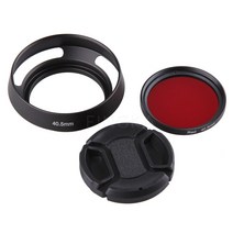 3IN1 금속 카메라 렌즈 필터 캡 소니 호환Fujifilm 파나소닉 호환 3740.543464952555862677277mm, [10] ND16, [08] 77mm