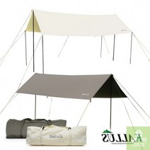 타프 면 캠핑 폴대 포함 그늘막, TC면타프(카키)