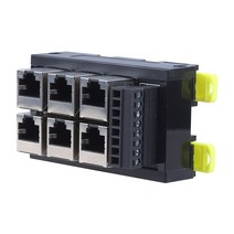 RJ45 네트워크 포트 터미널 블록 케이블 8 핀 2/3/4/5/6 홀 허브 스위치 직렬 신호 변환기 RS232 RS485 RS422, 1 건, 6 port