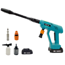 TEETOK 고전압 무선 휴대용 세차 세트, 1세트