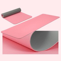 물리치료실 재활운동 밀림방지 심플 요가매트 스트레칭용 조리원 층간소음 헬스, TPE 6mm 카키
