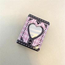 콜북 1단 2단 귀여운 포카 제작 포토 북 사진 앨범 컬렉션 3 인치 포토카드 홀더 한국어 아이돌 카드 40 포켓 미니 인스탁스 폴라로이드, B