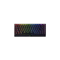 Razer BlackWidow V3 미니 하이퍼스피드 65% 무선 기계식 게이밍 키보드: 하이퍼스피드 무선 기술 - 그린 기계식 스위치 - 택타일 & 클릭 - 더블 샷 ABS 키캡, Yellow Switches - Linear & Sil, BlackWidow V3 Mini - Phantom E