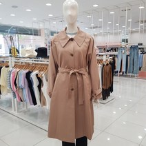 조이너스 와이드 카라의 A라인 트렌치-JABF9WCH340(베이지 D/그레이)
