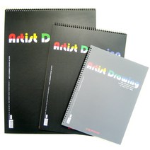 [아주문구] 뉴세르지오 스케치북 200g (3종류(4절 5절 8절))속지미색, ajumungu-뉴세르지오 스케치북 200g 8절