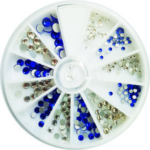 네일쎈 크리스탈 라운드스톤 세트 네일스톤, 1개, MCCS-06