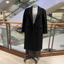 Abfz DP01 클래식 싱글 모직 롱 코트 AFW4HC06K